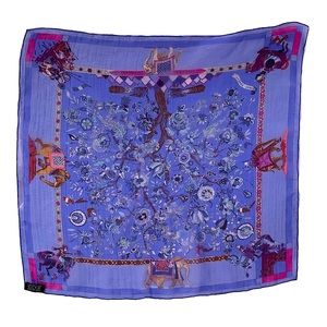 Vintage India Hermes Scarf Fantasies Indiennes